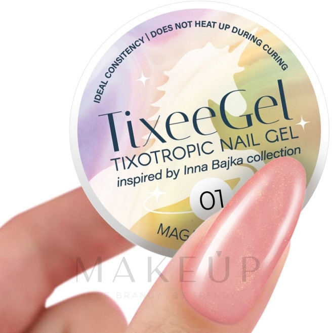 Einphasiges Nagelgel - Maga Cosmetics TixeeGel — Bild T01