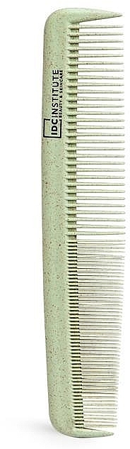 Kamm mit abgerundeten Zähnen, biologisch abbaubar, grün - IDC Institute Eco Dressing Comb — Bild N1