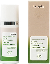 Düfte, Parfümerie und Kosmetik Gesichtscreme mit Hanföl - Terapiq Day & Night Face Cream With Hemp Oil & CBD