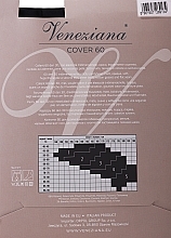 Strumpfhose für Damen Cover 3D 60 Den nero - Veneziana — Bild N4