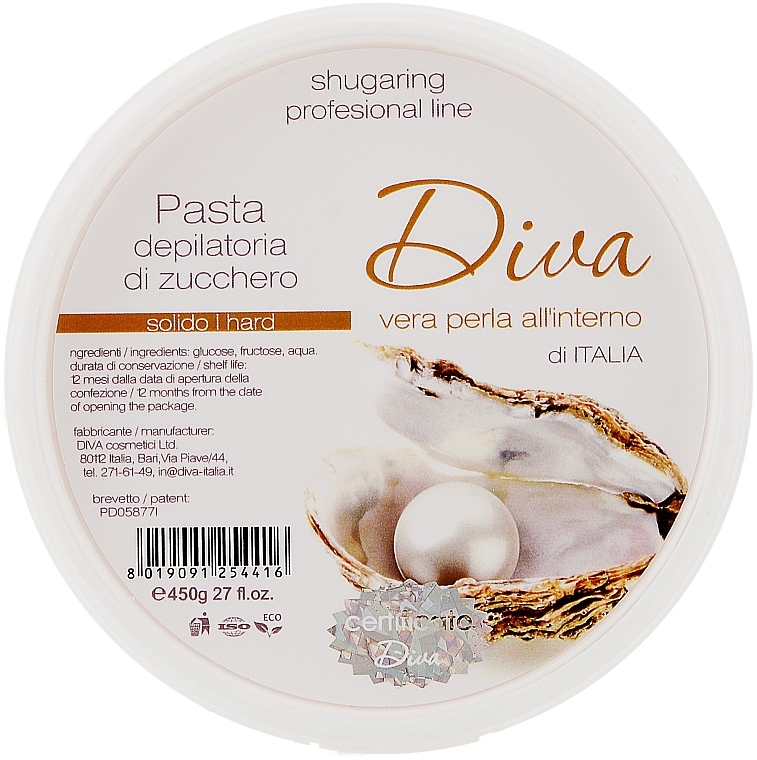 Harte Zuckerpaste zur Haarentfernung - Diva Cosmetici Sugaring Professional Line Hard — Bild N1