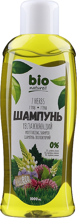 Feuchtigkeitsspendendes Shampoo 7 Kräuter - Bio Naturell