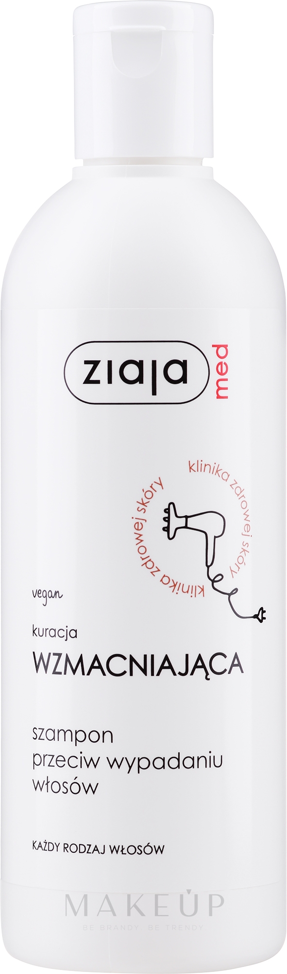 Keratin Shampoo gegen Haarausfall - Ziaja Med Strengthening Treatment Shampoo — Bild 300 ml