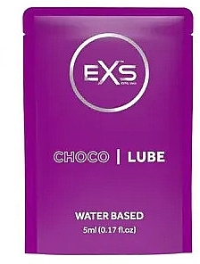 Gleitmittel Schokolade  - EXS Chocolate Lubricant Gel Water Based (Sachet)  — Bild N1