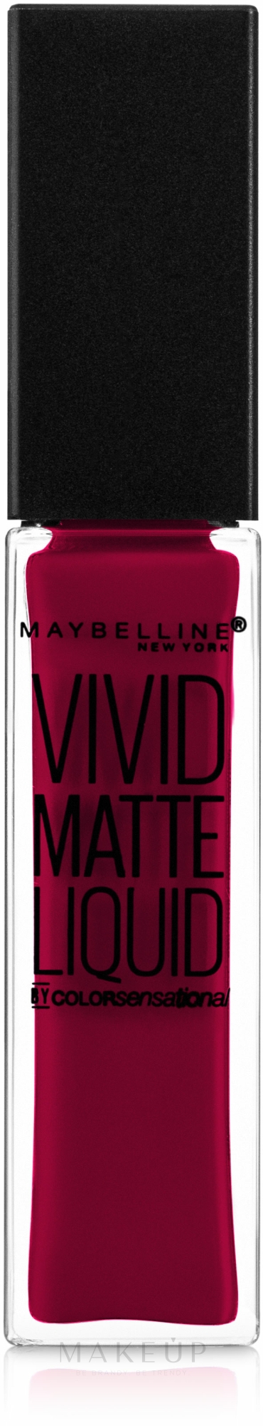 Flüssiger Lippenstift - Maybelline Color Sensational Vivid Matte Liquid — Bild 40 - Berry Boost