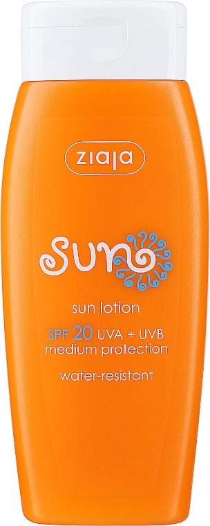 Wasserfeste Sonnenschutzlotion SPF 20 - Ziaja Body Sun Lotion — Bild N1