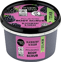 Düfte, Parfümerie und Kosmetik Körperpeeling Brombeere - Organic Shop Polishing Body Scrub Blackberry & Sugar