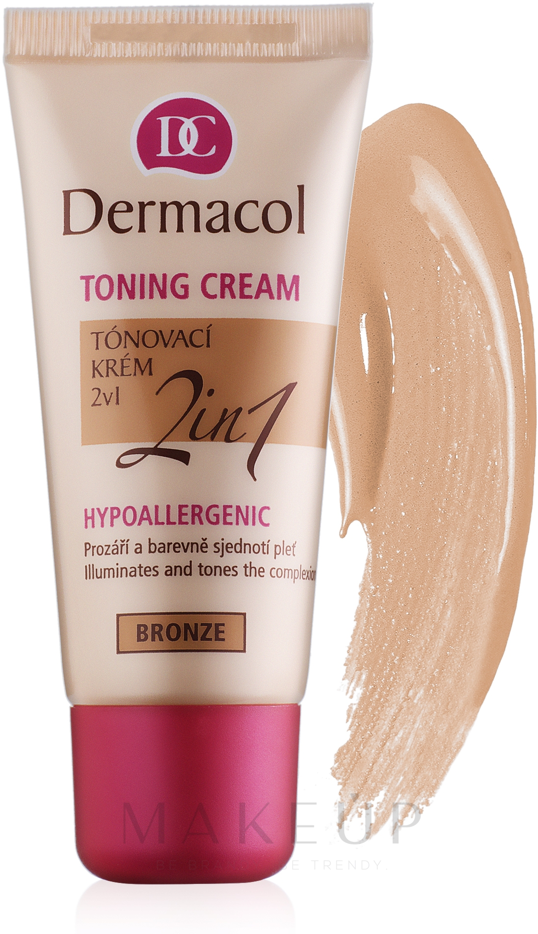 2in1 Feuchtigkeits- und Tönungscreme - Dermacol Make-Up Toning Cream — Bild 03 - Desert