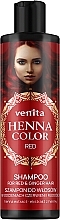 Shampoo mit Henna-Extrakt für rotes und rotgetöntes Haar - Venita Henna Color Shampoo Red — Bild N1