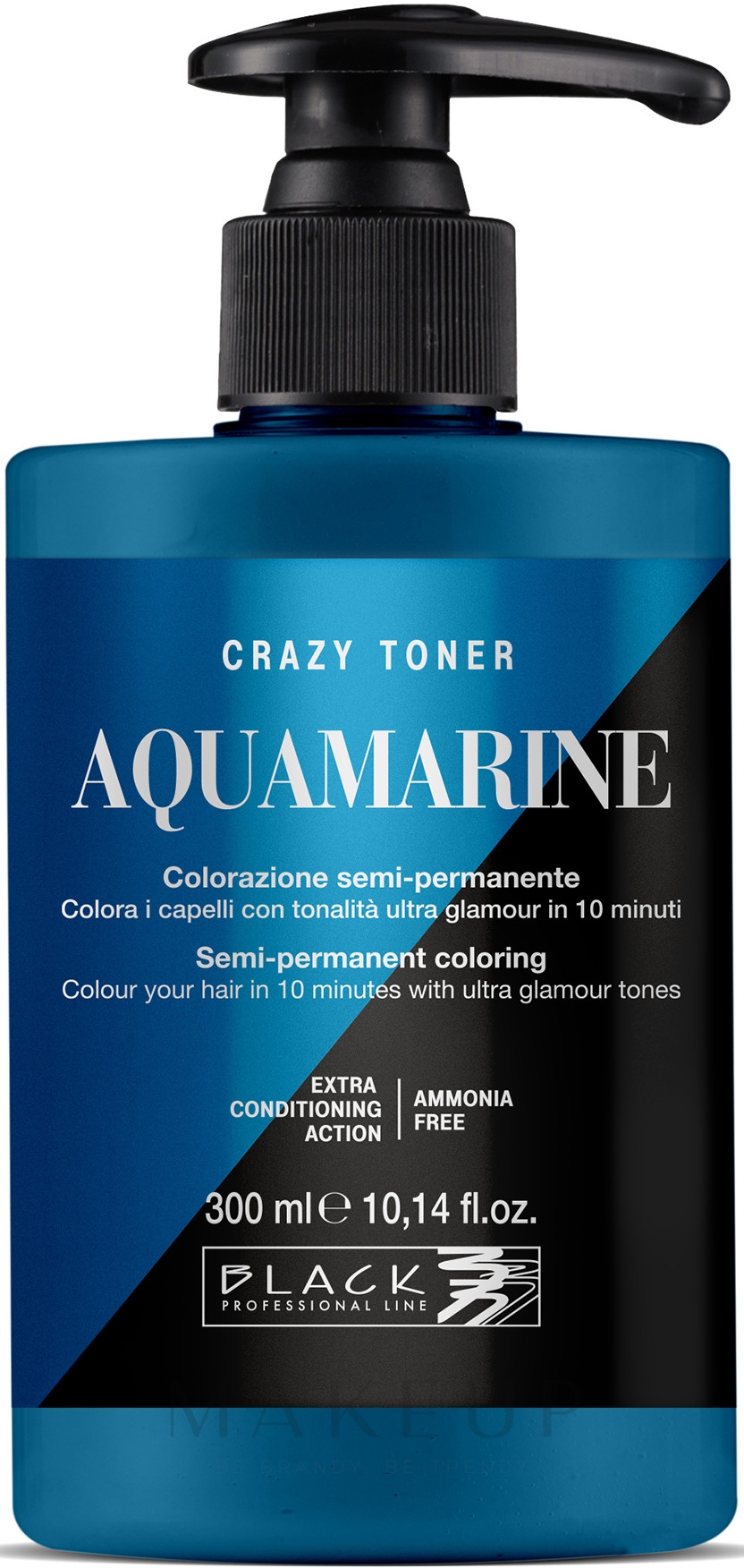 Semi-permanenter Haartoner - Black Professional Line Crazy Toner — Bild Aquamarine
