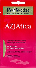 Düfte, Parfümerie und Kosmetik Feuchtigkeitsspendende Gesichts-, Hals- und Dekolletémaske - Perfecta Azjatica Mask For Face Neck And Decolletage