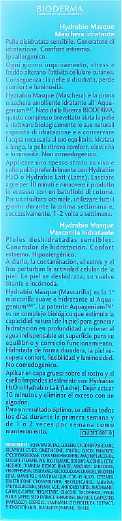 Intensiv feuchtigkeitsspendende Gesichtsmaske für empfindliche und dehydrierte Haut - Bioderma Hydrabio Moisturising Mask — Bild N3