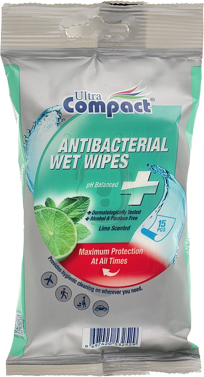 Antibakterielle Feuchttücher - Ultra Compact Antibacterial Wet Wipes — Bild N1