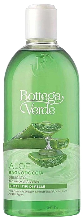 Bade- und Duschgel mit Aloesaft - Bottega Verde Aloe Bath & Shower Gel — Bild N1