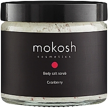 Düfte, Parfümerie und Kosmetik Bade- und Peelingsalz mit Blaubeeren - Mokosh Cosmetics Body Salt Scrub Cranberry