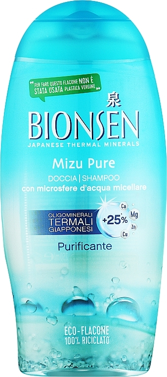 Shampoo-Duschgel - Bionsen Shampoo & Shower Gel Mizu Purifying — Bild N1
