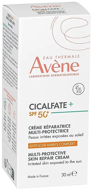 Avene Cicalfate+ Multi-Protective Repair Cream SPF50+  - Multifunktionelle regenerierende Creme — Bild N2