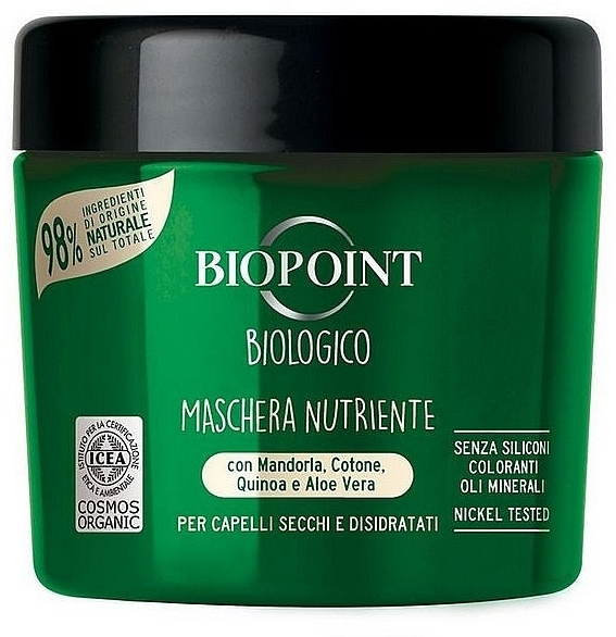 Pflegende Bio-Haarmaske - Biopoint Maske Biologico Nutriente — Bild N1