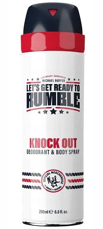 Deospray - Rumble Men Knock Out Deodorant & Body Spray — Bild N1