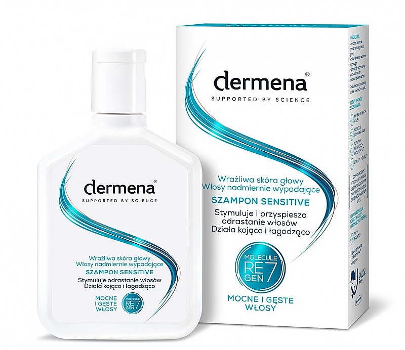 Shampoo für empfindluiche Kopfhaut - Dermena Hair Care Sensitive Shampoo — Bild N1