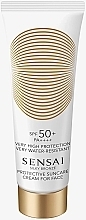 Sonnenschutzcreme für das Gesicht SPF50 - Sensai Silky Bronze Protective Suncare Cream For Face SPF50+ — Bild N1