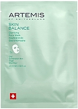 Düfte, Parfümerie und Kosmetik Tuchmaske mit Süßmandelöl für das Gesicht - Artemis of Switzerland Skin Balance Clearifying Face Mask