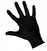 Nitrilhandschuhe, Größe M, schwarz - Medasept Nitrile Black Examination Gloves — Bild N1