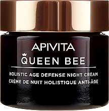 Straffende Anti-Aging Nachtcreme mit griechischem Gelée Royale - Apivita Queen Bee Holistic Age Defense Night Cream — Bild N2