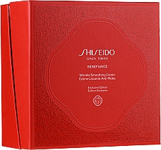 Gesichtspflegeset - Shiseido Benefiance Wrinkle Smoothing Cream Holiday Kit (Gesichtscreme 50ml + Gesichtsschaum 15ml + Weichmachende Gesichtscreme 30ml + Gesichtskonzentrat 10ml + Augencreme 2ml) — Bild N2