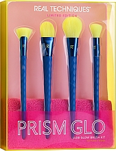 Düfte, Parfümerie und Kosmetik Make-up Pinselset - Real Techniques Prism Glo Face Brush Set Luxe Glow