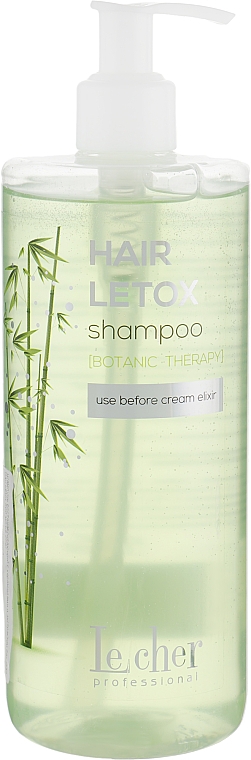 Revitalisierendes Shampoo mit Ceramiden und Bambusextrakt - Lecher Hair Letox Shampoo — Bild N1