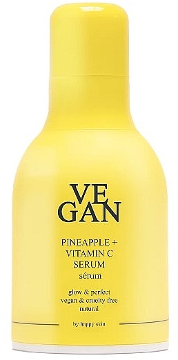 Gesichtspflegeset - Vegan By Happy Skin Pineapple + Vitamin C Serum (Gesichtsserum 2x30ml) — Bild N1