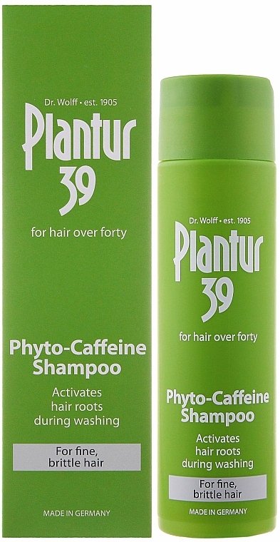 Phyto-Coffein-Shampoo gegen Haarausfall für feines und brüchiges Haar - Plantur 39 Coffein Shampoo — Bild N1