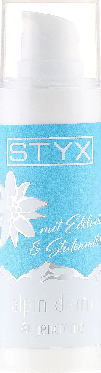 Feuchtigkeitsspendende Augencreme mit Edelweiß und Stutenmilch - Styx Naturcosmetic Alpin Derm Eye Cream — Bild N2