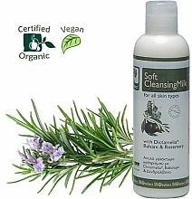 Sanfte Reinigungsmilch mit Dictamelia, Olivenöl & Rosmarin - BIOselect Soft Cleansing Milk For All Skin Types — Bild N2