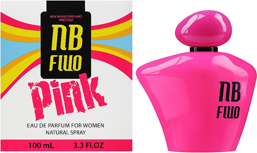 New Brand Fluo Pink - Eau de Parfum — Bild N2