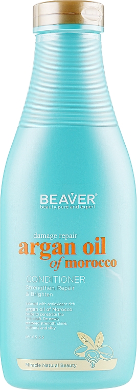 Regenerierender Conditioner für geschädigtes Haar mir Arganöl - Beaver Professional Damage Repair Argan Oil of Morocco Conditioner — Bild N3