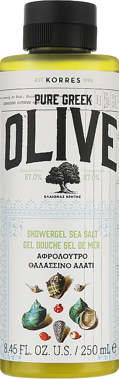 Duschgel mit Meersalz - Korres Pure Greek Olive Sea Salt Shower Gel — Bild N1
