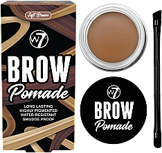 Düfte, Parfümerie und Kosmetik Augenbrauenpomade mit Pinsel - W7 Brow Pomade