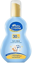 Düfte, Parfümerie und Kosmetik Baby-Sonnenschutzmilch für Gesicht und Körper SPF 30 - Baby Crema Sun Milk