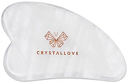 Düfte, Parfümerie und Kosmetik Gesichtsmassage-Platte aus Tiefquarz - Crystallove Clear Quartz Gua Sha