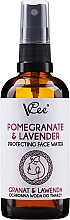 Düfte, Parfümerie und Kosmetik Gesichtswasser mit Granatapfel und Lavendel - VCee Pomegranate & Lavender Protection Face Water
