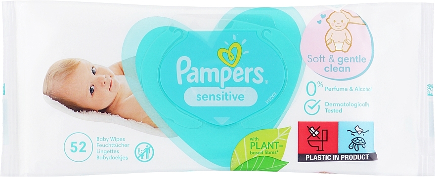 Feuchttücher für Babys Sensitive - Pampers — Foto N1