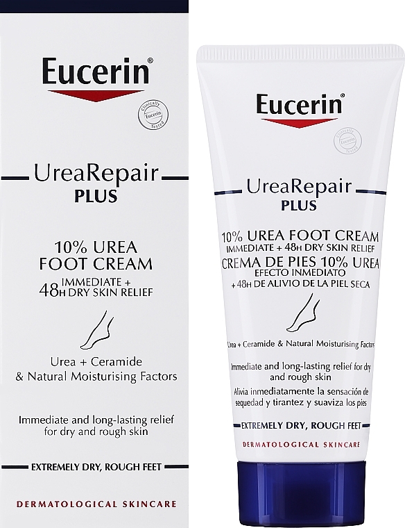 Intensive Fußcreme mit Eukalyptus-Extrakt - Eucerin Urea Repair Plus Foot Cream 10% Urea — Bild N2
