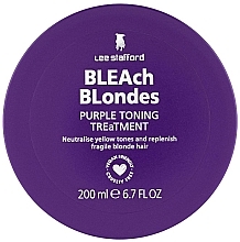 Düfte, Parfümerie und Kosmetik Tonisierende Maske gegen Gelbstich - Lee Stafford BLEAch Blondes Toning Mask Purple Reign