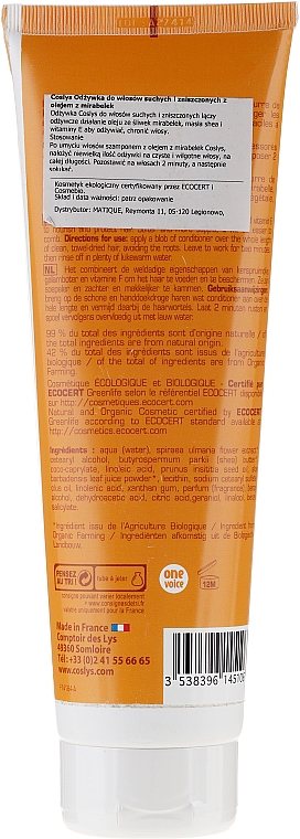 Haarspülung mit Mirabellen-Öl für trockenes und geschädigtes Haar - Coslys Dry Hair Conditioner — Bild N3