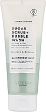 Düfte, Parfümerie und Kosmetik Zuckerpeeling für Kopfhaut und Körper Regenwald - Voesh Sugar Scrub+Bubble Wash Rainforest Mist