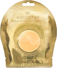 Düfte, Parfümerie und Kosmetik Hydrogel Augenpatches mit 24 Karat Gold - Kocostar Princess Eye Patch Gold