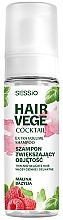 Düfte, Parfümerie und Kosmetik Schaumshampoo für Haarvolumen Himbeeren - Sessio Hair Vege Cocktail Extra Volume Shampoo 