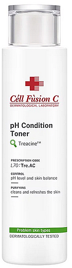 Reinigendes und erfrischendes Gesichtstonikum für fettige und Problemhaut - Cell Fusion C pH Condition Toner — Bild N1